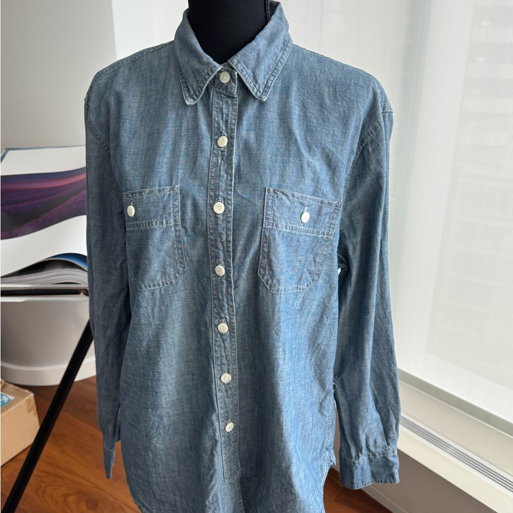 Men's Blue Denim Shirt